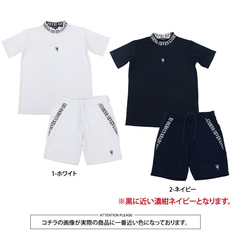 ゴルフウェア セットアップ 上下 メンズ モックネックシャツ ゴルフウェア セットアップ 上下 メンズ モックネックシャツ