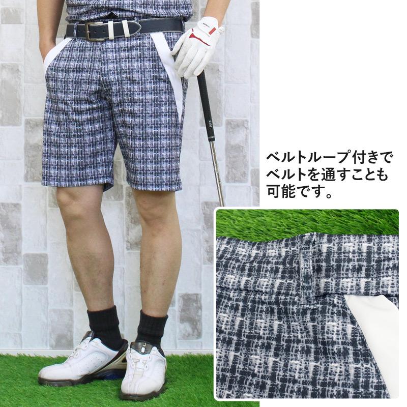 ゴルフウェア セットアップ 上下 メンズ モックネックシャツ GIORNO