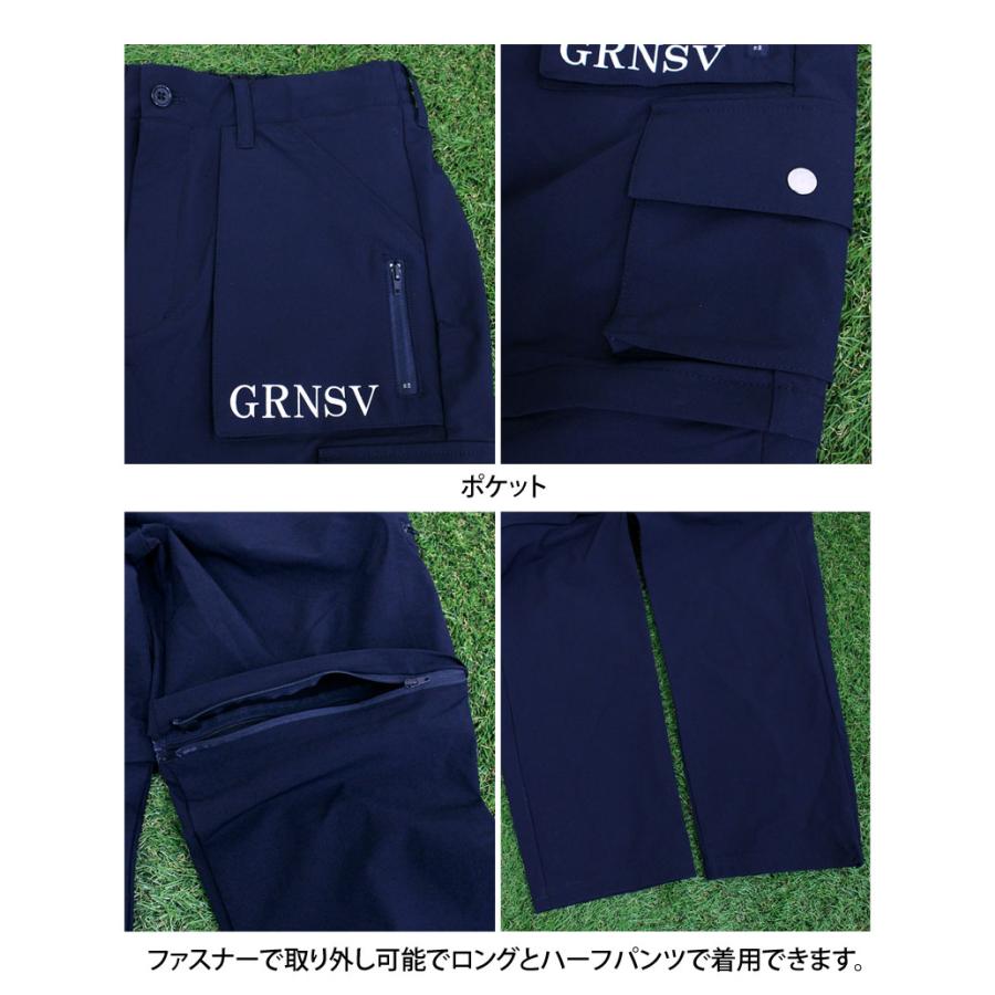 【新品未使用】FIDES GOLF ネイビー ジャケットとパンツセットアップ ゴルフウェア 4WAY 上下セットアップ メンズ ゴルフパンツ GIORNO