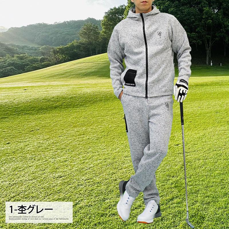 FILA GOLF ゴルフウェア ジャケット パンツ 上下セット 冬服 ゴルフウェア メンズ 上下セットアップ GIORNO SEVEN ジョルノセブン