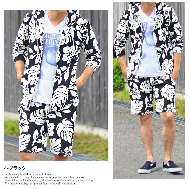 セットアップ メンズ 上下セット パーカー ハーフパンツ