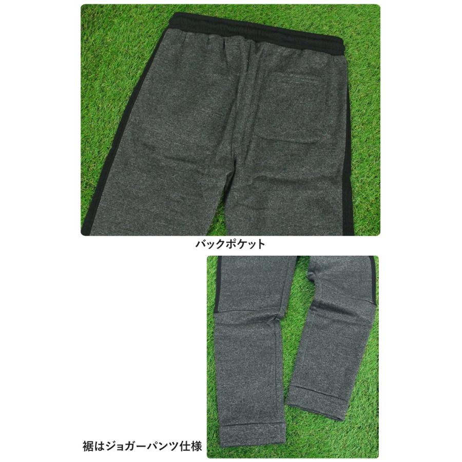 ゴルフウェア セットアップ メンズ 上下セット 暖かい 裏起毛 ニット