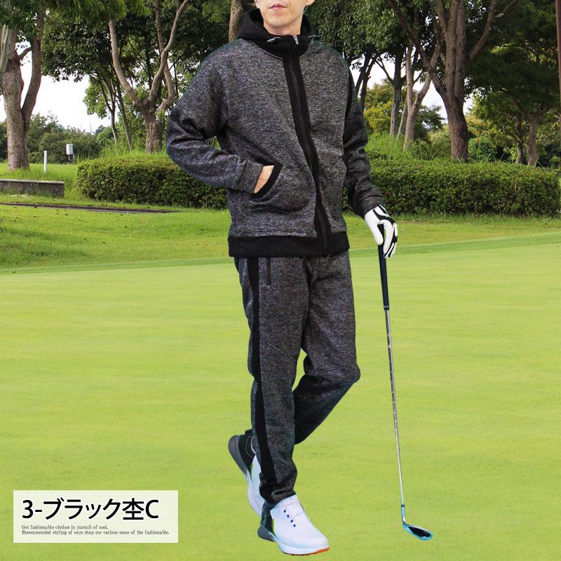 秋冬新品PXGゴルフメンズパーカー·パンツ　2点 セット裏起毛 秋冬新品 PXGゴルフメンズ パーカー パンツ 2点セット 裏起毛 PXG