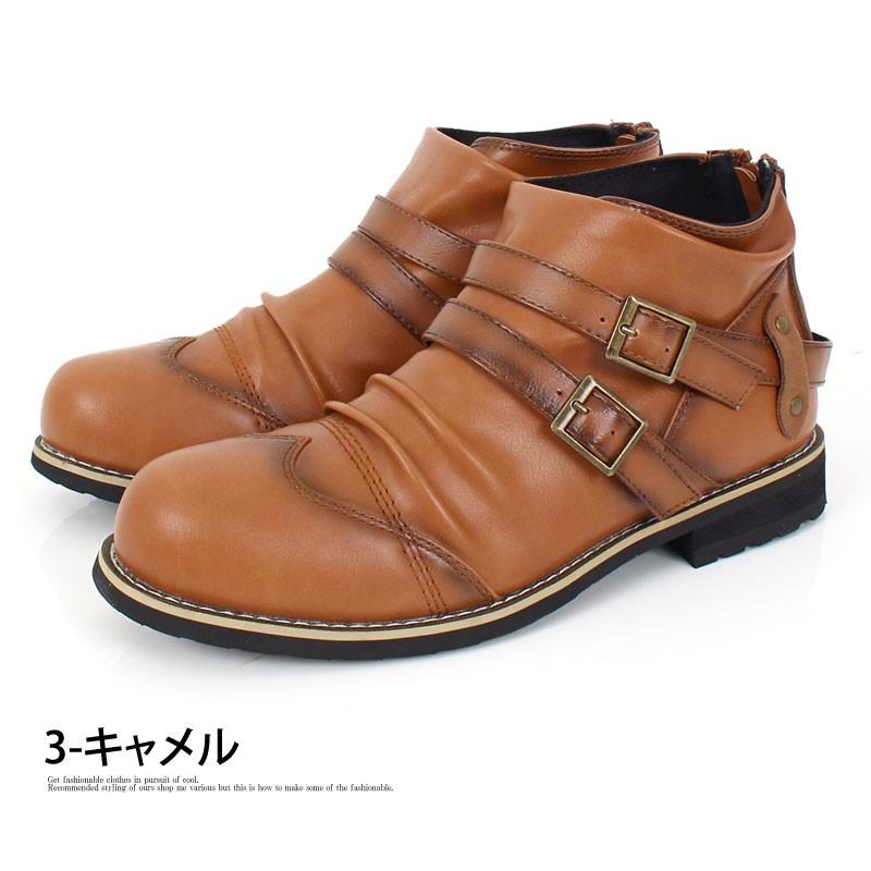 ブーツ メンズ ショートブーツ エンジニアブーツ ワークブーツ ダブル