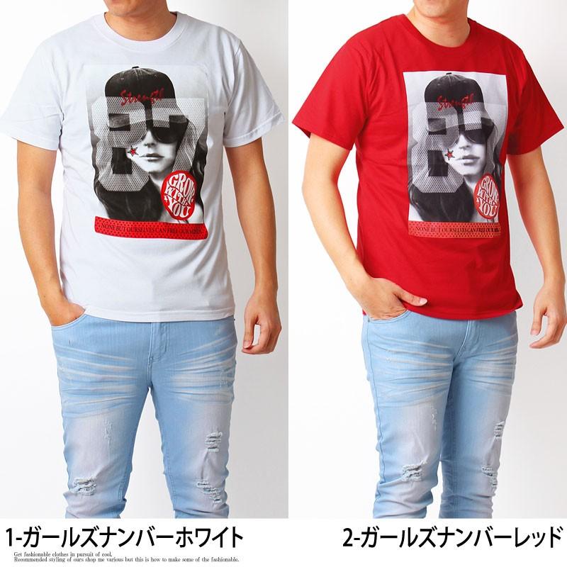 Tシャツ メンズ 半袖 プリントTシャツ ビーチ サングラス フォトプリント リゾート Vネック クルーネック カットソー 転写 オルテガ柄 ガールズ 春夏｜tool-power｜04