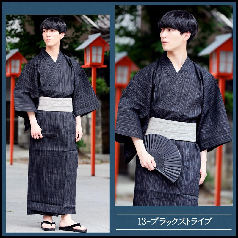 浴衣 メンズ ゆかた 浴衣セット4点 帯 下駄 扇子 男性用 縞 ストライプ 縦縞 紺 紳士 新作 柄物 男 おしゃれ お祭り 花火大会 夏祭り Yukata 1 Inase Casualinase カジュアルイナセ 通販 Yahoo ショッピング