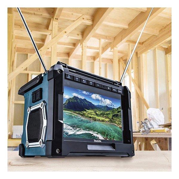 Makita 充電式ラジオ付テレビ TV100 本体 マキタ（makita） 【正規店】 充電式ラジオ付きテレビ TV100 本体のみ