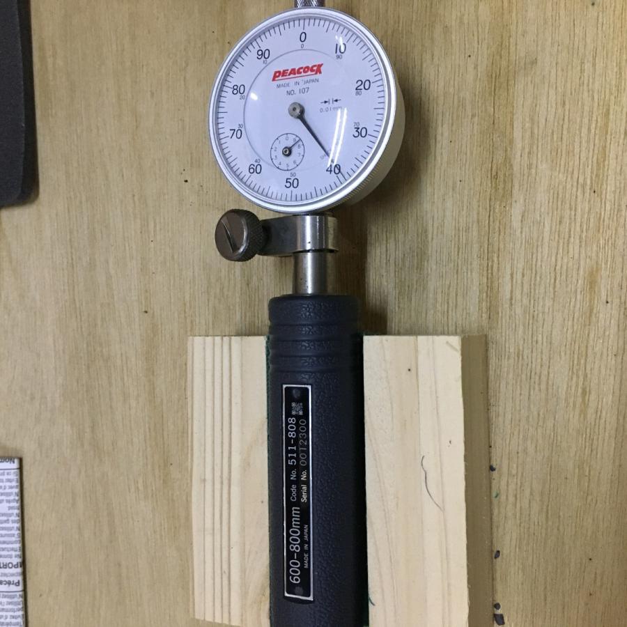 シリンダーゲージ ミツトヨ 大型の シリンダーゲージ 中古品 測定範囲600〜800mm