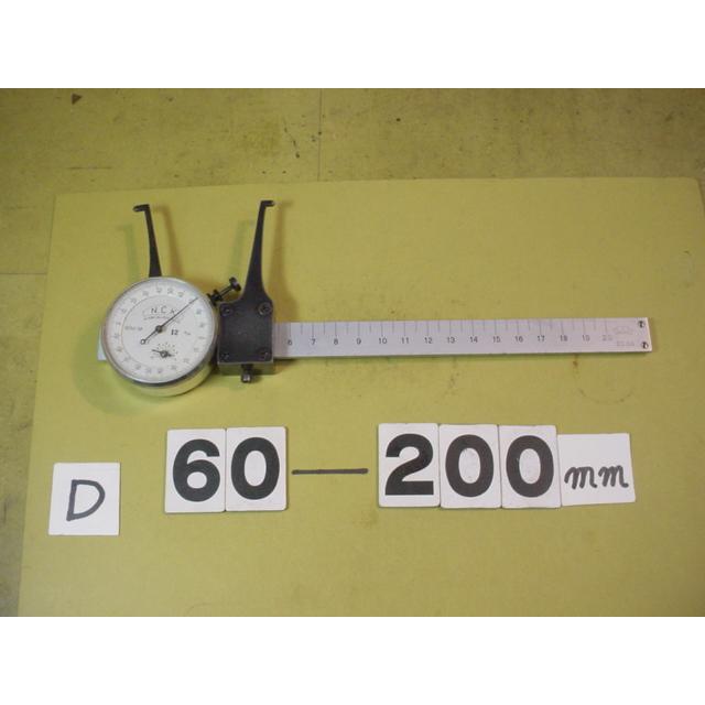 測定範囲　50〜200mm  中古品   内側　ダイヤルキャリパーゲージ 　N.C.K製　D | 