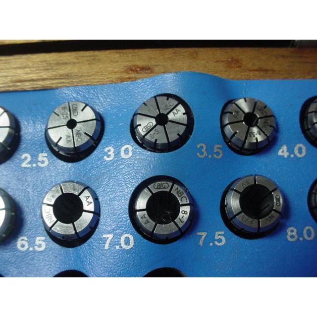 NBC8タイプ 内径1.0φ〜8.0φまで 0.5トビ 15個組 BIG ニューベビーコレット 中古品 : 協立機械株式会社 - 通販 ...