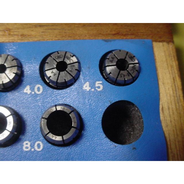 NBC8タイプ 内径1.0φ〜8.0φまで 0.5トビ 15個組 BIG ニューベビーコレット 中古品 : 協立機械株式会社 - 通販 ...