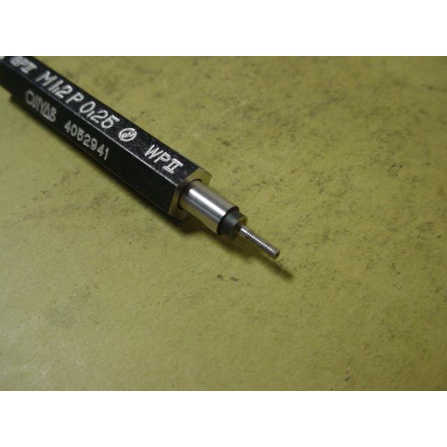 M1.2*0.25　GP2-WP2　程度良好中古品　ミリサイズ　ネジゲージ　プラグゲージ　持ち手部旋盤削有 |  | 06
