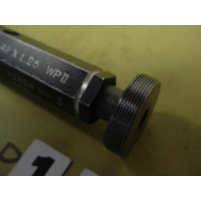 ミリサイズ　ネジゲージ　プラグゲージ　中古品　M42*1.25　 GP2-WP2 |  | 07