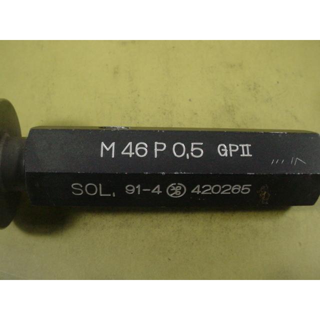 ミリサイズ　ネジゲージ　プラグゲージ　中古品　M46*0.5　 GP2-WP2 |  | 03