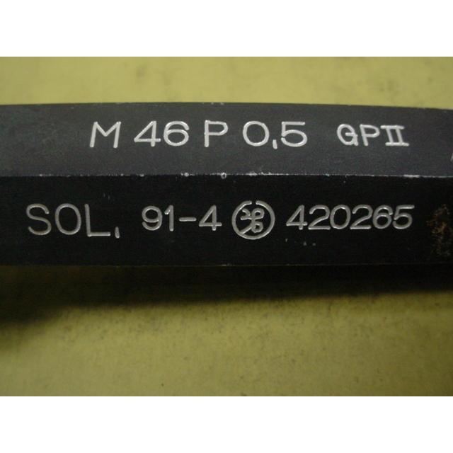 ミリサイズ　ネジゲージ　プラグゲージ　中古品　M46*0.5　 GP2-WP2 |  | 04