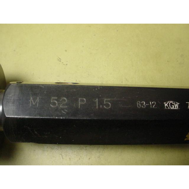 M52*1.5　標準ネジゲージ　中古品　ミリサイズ　プラグゲージ |  | 01