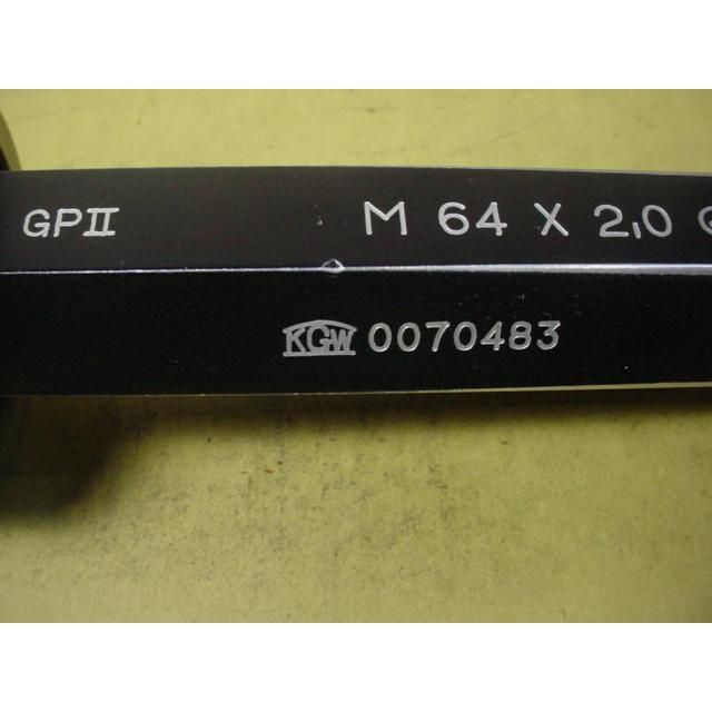 ミリサイズ　ネジゲージ　プラグゲージ　中古品　M64*2.0　 GP2のみ |  | 03