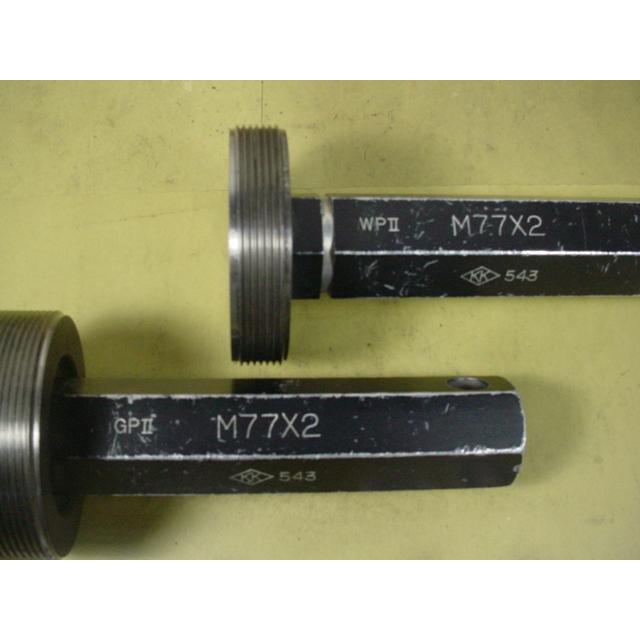 ミリサイズ　ネジゲージ　プラグゲージ　中古品　M77*2.0　 GP2-WP2 |  | 02