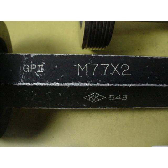 ミリサイズ　ネジゲージ　プラグゲージ　中古品　M77*2.0　 GP2-WP2 |  | 03
