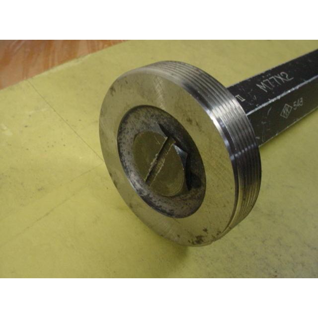 ミリサイズ　ネジゲージ　プラグゲージ　中古品　M77*2.0　 GP2-WP2 |  | 08