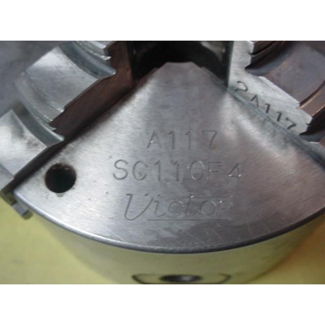 SC-110F4　ビクター　4ツ爪 スクロールチャック ストレートインロータイプ　中古品　4インチ   四ッ爪　スクロールチャック　A |  | 03
