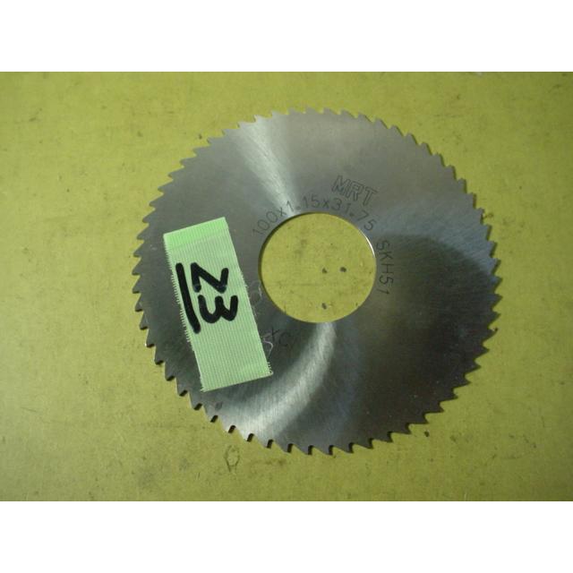100*1.15*31.75　　横フライス向　メタルソー　中古品　023 | 