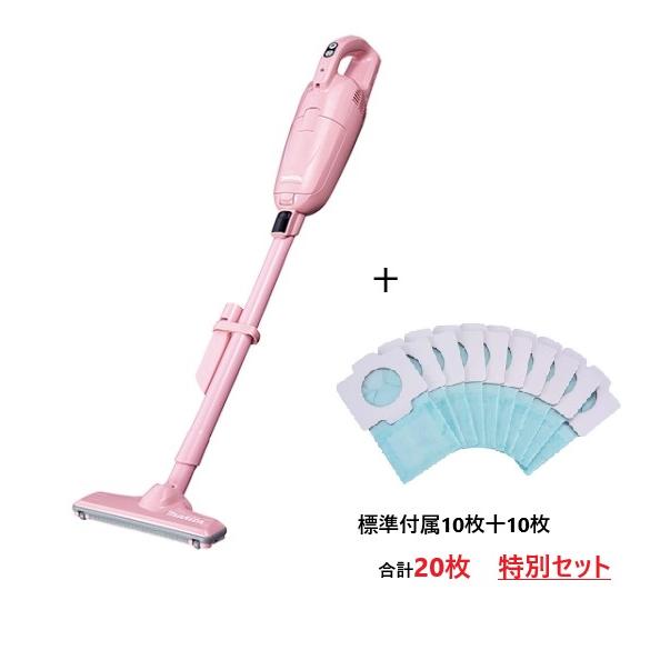マキタ 10.8V充電式クリーナー CL115FDWP (ピンク) 【紙パック20枚