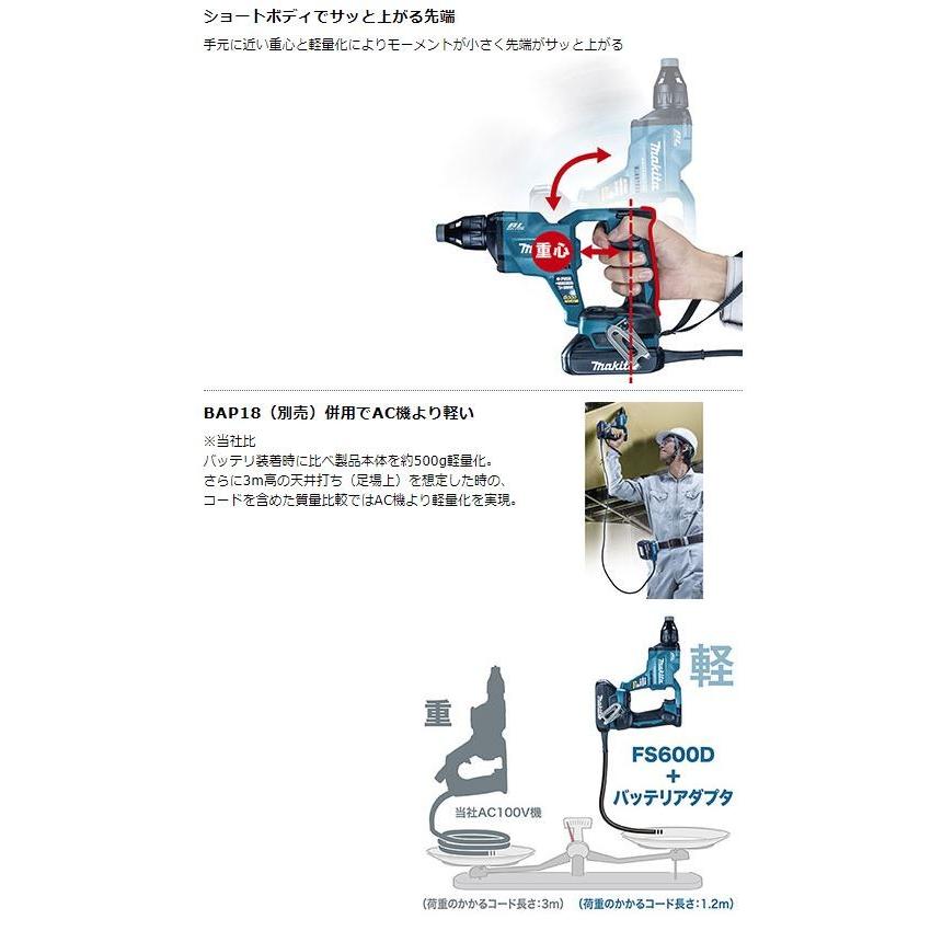 マキタ 18V充電式スクリュードライバ FS600DZ (青) 本体のみ マキタ 18V充電式スクリュードライバ FS600DZ (青) 本体のみ