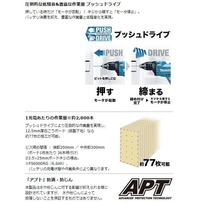 マキタ 18V充電式スクリュードライバ FS600DZ (青) 本体のみ マキタ 18V充電式スクリュードライバ FS600DZ (青) 本体のみ