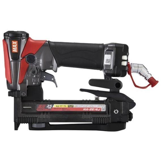 MAX HA-25/4J 高圧エアタッカ【リライズ野田愛宕店】【中古美品】管理番号：2400010113710 未使用】MAX マックス HA-25/4J 25mm 高圧タッカ 釘打機 エアネイラ