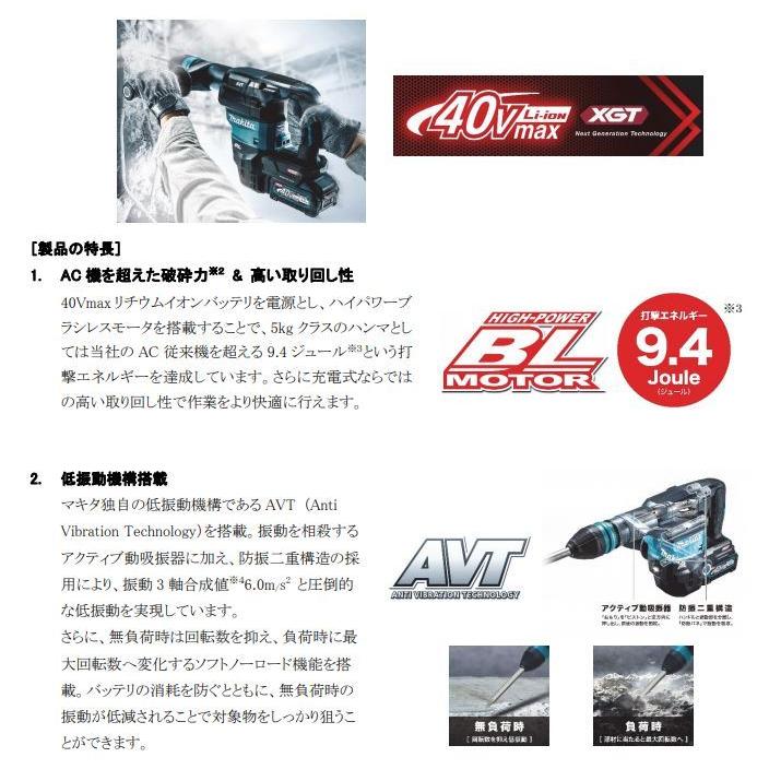 マキタ 40V充電式ハンマ HM001GZK 本体+ケース付☆ : TOOL FOR U Yahoo