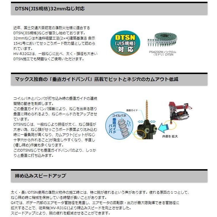 マックス　MAX 高圧ターボドライバG HV-R32G2-G Amazon | MAX 高圧ターボドライバ 32mm HV-R32G2-G | エア釘打機