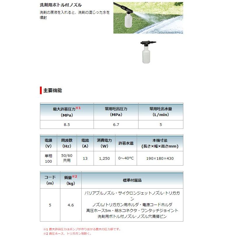 マキタ 高圧洗浄機 MHW101☆ : TOOL FOR U Yahoo!店 - 通販 - Yahoo