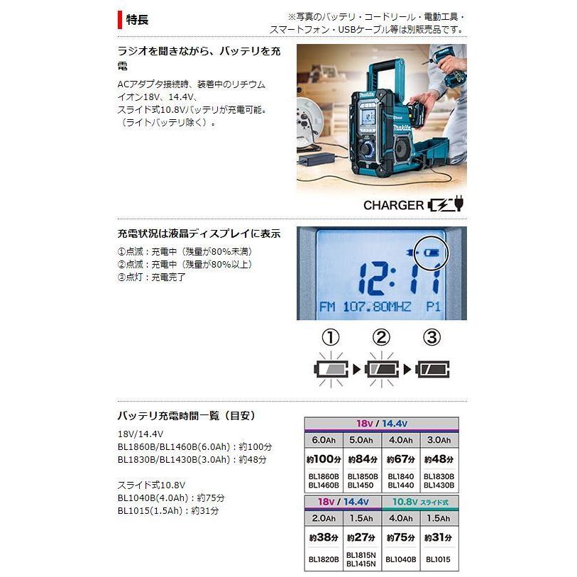 マキタ 充電機能付ラジオ MR300 (青) 本体のみ☆ : TOOL FOR U Yahoo