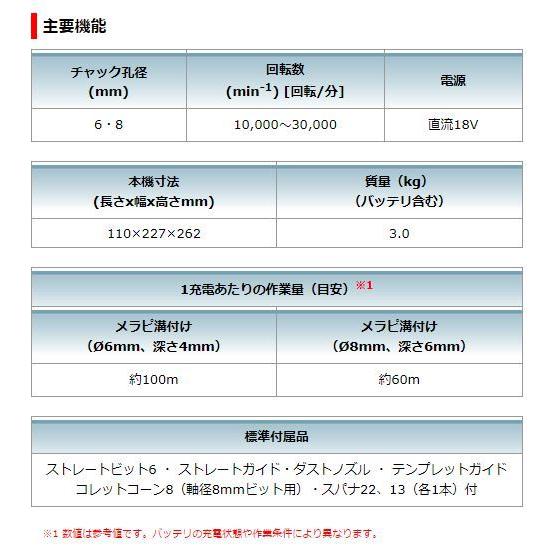 マキタ　18V充電式トリマ　RT51DRG★ |  | 04