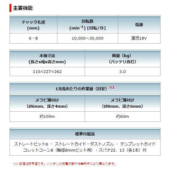 マキタ　18V充電式トリマ　RT51DZ　本体のみ★ |  | 04