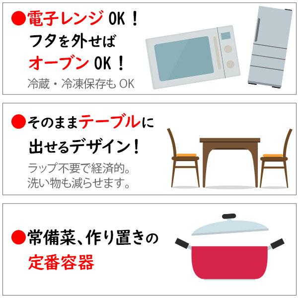iwaki（イワキ） パック＆レンジ 角型4点セット ホワイト PCY-PRN-4W