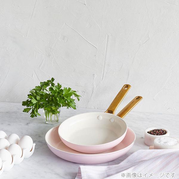 GREENPAN フライパンセット クリーム色・ピンク GREEN PAN グリーンパン GREENPAN パドヴァ フライパン 26cm