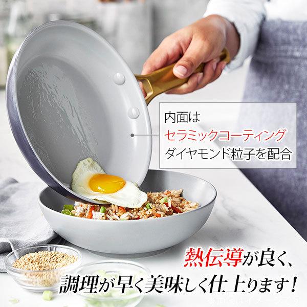 GreenPan　グリーンパン　パドヴァ　フライパン20cm　ダークブルー グリーンパン公式ショップ】 パドヴァコレクション（ダーク