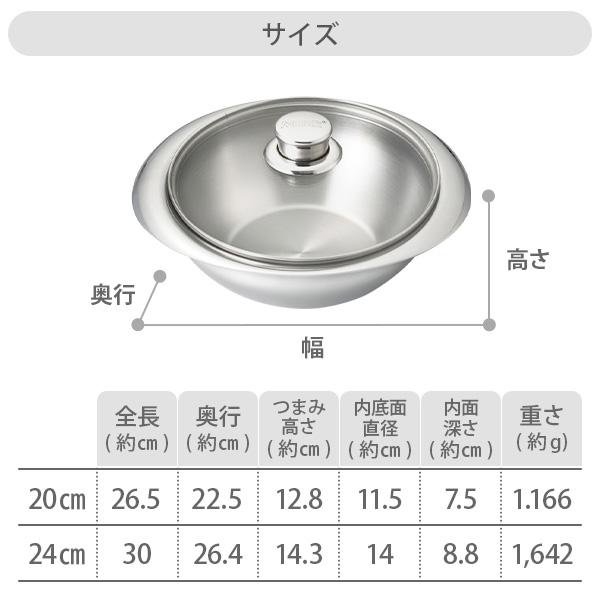 MEYER（マイヤー） NEWPAN ニューパン 24cm ガラス蓋付き PM-NP24T
