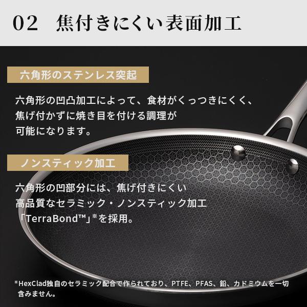 HexClad ヘックスクラッド ハイブリッド ウォック（中華鍋）30cm