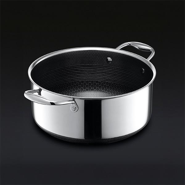 正規販売店】HexClad ヘックスクラッド ダッチオーブン 24cm 4.7L 蓋