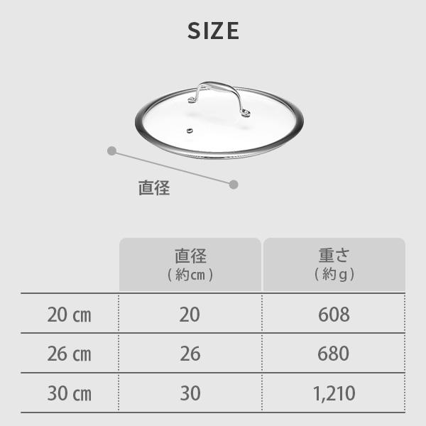 正規販売店】HexClad ヘックスクラッド 蓋（強化ガラス製）30cm CWLD12