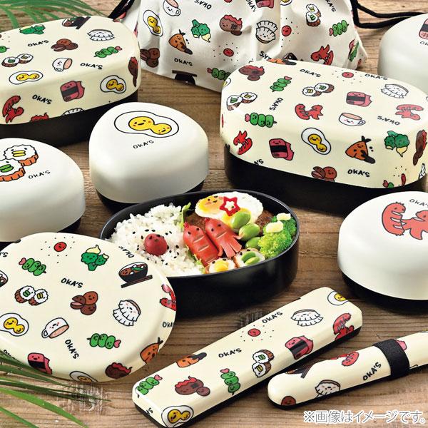 HAKOYA HAKOYA OKA'S 布貼小判弁当 570ml 30512 日本製 お弁当箱 弁当