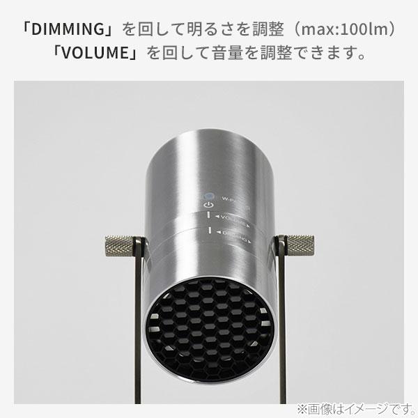 MoriMori モリモリ LED スポットライトスピーカー シルバー FSS-2401