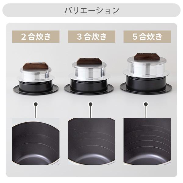 UMIC 釜炊き三昧 日本製 ウルシヤマ金属工業 UMIC 釜炊き三昧 極 2合炊き（ガス火専用）日本製