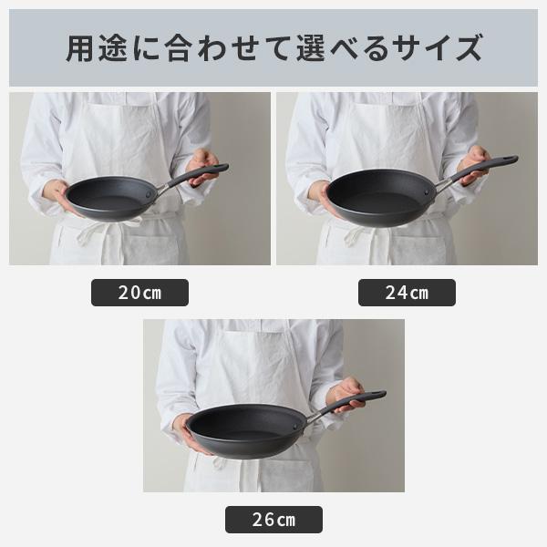 MEYER マイヤー サーキュロン A1 フライパン 24cm CA1-P24（ガス火・IH対応）アルミニウム ノンスティック加工 3層コーティング構造の画像