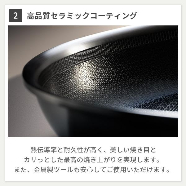 WMF ヴェーエムエフ アルティメット プロフィレジスト フライパン 28cm（ガス火・IH対応）ステンレスフライパン ハニカムプロテクト構造 ステンレスマット仕上げの画像