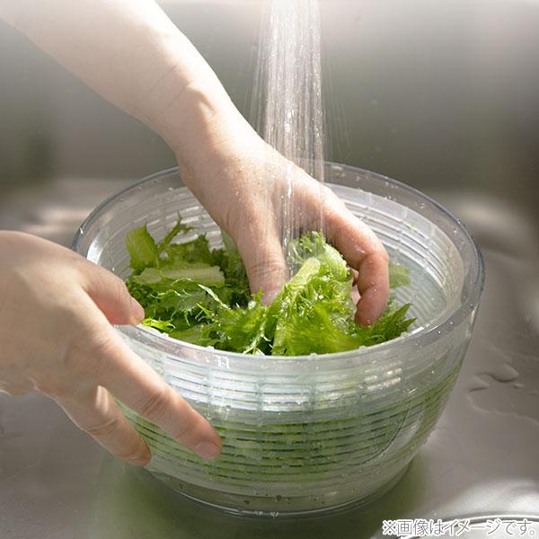 未使用OXO オクソー サラダスピナー 野菜水切り器 ガラス OXO（キッチン用品） 特典付き OXO サラダスピナー クリア 小 食