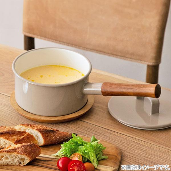 マニー　ローズ　ソースパン マニーローズ ホーロー 16㎝スープパン - 「フランス雑貨マニー